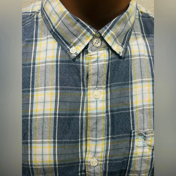 Original Penguin Men's Standard Plaid Long Sleeve Button-Down Shirt , XL - Picture 4 of 14